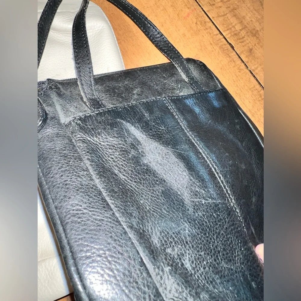 Fossil Black Leather Crossbody Bag